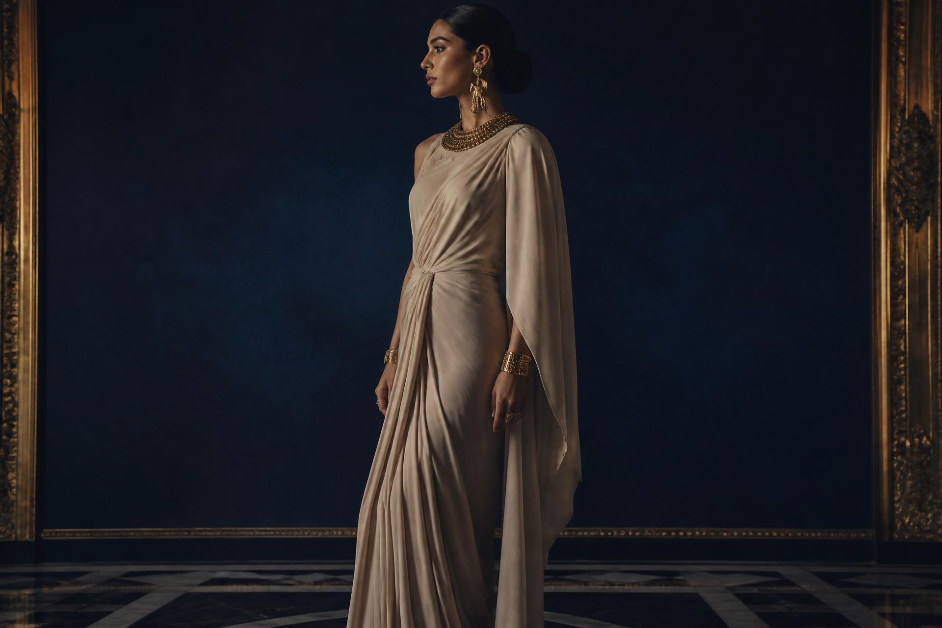 Sahar Zaghloul — Visions in Gold campaign
